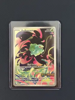 Pokemon TCG Bulbasaur Illustration Rare 133/132 - Mega Evolution Stamped - Image 3