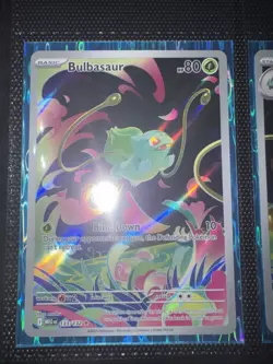 Pokemon TCG Mega Evolution Bulbasaur Card 133/132 Illustration Rare - Image 1