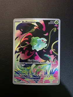 Pokemon TCG Mega Evolution Bulbasaur Illustration Rare Card 133/132 Mint - Image 1