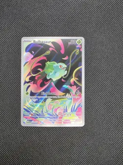 Pokemon TCG Mega Evolution Bulbasaur Illustration Rare Card 133/132 Mint - Image 4