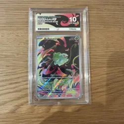 Pokemon TCG Bulbasaur Mega Evolution 133/132 Illustration Rare ACE 10 GEM MINT - Image 1