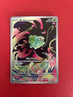 Pokemon TCG Mega Evolution Bulbasaur Illustration Rare Card 133/132 Mint - Image 1