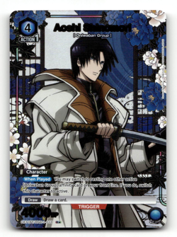 Union Arena Aoshi Shinomori (017) (R*) - UE11BT: Rurouni Kenshin - Image 1