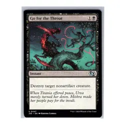Go for the Throat #447 Regular Uncommon Instant MTG 2024 Foundations Jumpstart - Image 1