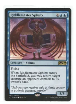 MTG - Riddlemaster Sphinx - Core Set 2019 - ENG - NM - Image 1