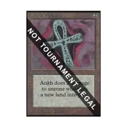 WOTC MtG Collector's Ed Ankh of Mishra (CE) (R) EX - Image 1