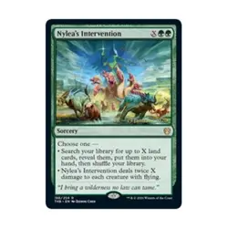 WOTC MtG Prerelease Promos Nylea's Intervention (R) (Foil) NM - Image 1