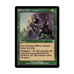 WOTC MtG Odyssey Roar of the Wurm (U) (Foil) EX - Image 1