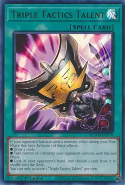 Yu-Gi-Oh! - Talent des Triples Tactiques - MINT/NMINT - FR - 1st - Image 1