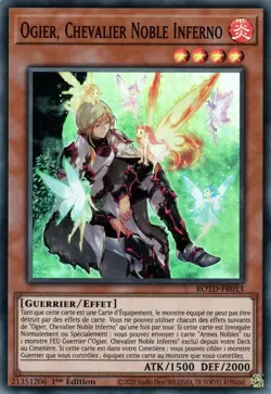 Yu-Gi-Oh! - Ogier, Chevalier Noble Inferno - EXC - FR - 1st - Image 1