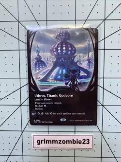 Uthros, Titanic Godcore (Borderless) Edge of Eternities Regular M 0285 EOE MTG - Image 1