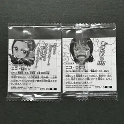 S4909 Nico Robin HOLO Egghead Japanese One Piece Wafer Stickers SEALED F13 - Image 2