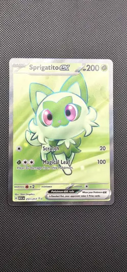 Pokemon Cards Sprigatito ex 251/217 Ascended Heroes Ultra Rare NM - Image 1