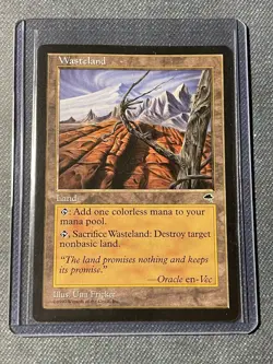 MTG Wasteland (Tempest) NM+ Near Mint + Magic the Gathering Rare uncommon - Image 3