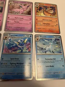 Prismatic Evolutions Costco Cosmos Holo Promo Cards Full Set Of 8 NM Eevelutions - Image 4