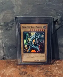 1996 Yu-Gi-Oh Blue Eyes White Dragon SKE-001 1ST EDITION Holographic Card - Image 2