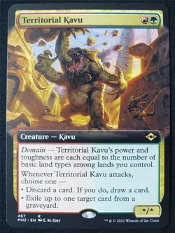 Territorial Kavu Extended Art - MH2 - Mtg Card #1PG - Image 1