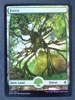 Forest 273/274 Full art Foil - Mtg Magic Cards #YT - Image 1