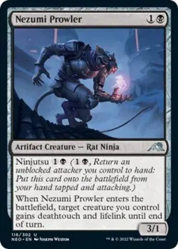 Nezumi Prowler - Near Mint MTG Kamigawa: Neon Dynasty - Image 1