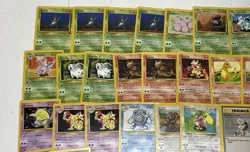 Mixed Vintage Pokemon First Generation Non Holo Trading Card Bundle (Set Of 30) - Image 2