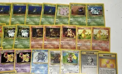 Mixed Vintage Pokemon First Generation Non Holo Trading Card Bundle (Set Of 30) - Image 3