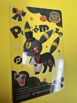 2024 Pokemon Center Exclusive Umbreon Halloween Promo Clear Card Pokemaze 2024 - Image 4