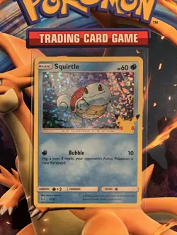 Squirtle 17/25 Holo Pokemon 25th Anniversary McDonald’s Promo Card 2021 - Image 1