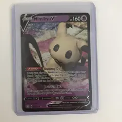 Mimikyu V - 62/163 - Ultra Rare Pokemon TCG Card Near Mint - Image 1