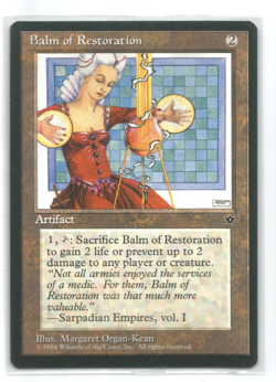 MTG - Balm of Restoration - Fallen Empires - ENG - LP - Image 1