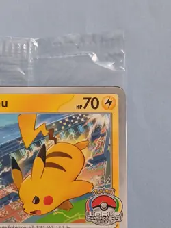 Pikachu Pokemon World Championships 2024 Black Star SVP 190 Sealed Promo Card - Image 3