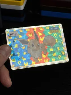 Eevee Topsun Block Prism No.133 Japanese Pokemon Card - Image 3