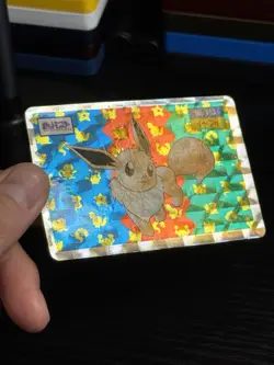 Eevee Topsun Block Prism No.133 Japanese Pokemon Card - Image 4