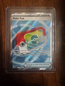 Pokemon TCG Holo Trainer Item Card Poke Pad POR 113/088 English - Image 3