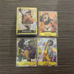 One Piece Card Lot Robin Full Art Franky Full Art Brook Full Art & Starter Deck - Image 1