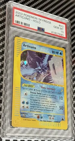 2003 Pokemon Skyridge # H3 Articuno Holo PSA 10 Card! GEM MINT! Trusted Seller! - Image 2