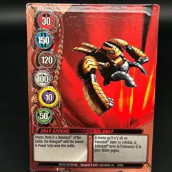 Bakugan SNAP GROUND Metal Gate Card COPPER 2011 BA1416-GA-SM-GBL 23/48h - Image 1