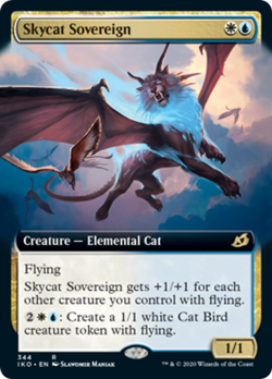 Skycat Sovereign (Extended Art) Ikoria: Lair of Behemoths NM Rare CARD ABUGames - Image 1