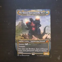 Wizards Magic: The Gathering Bio-Quartz Spacegodzilla Ikoria Mythic 378 EN - Image 1