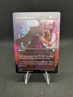 Exsanguinate (Borderless) Commander Masters Regular - Image 1