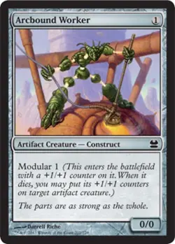 Arcbound Worker - Medium Play MTG Modern Masters - Image 1