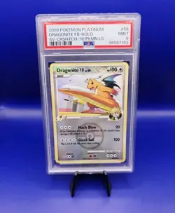 Dragonite FB 56/147 Crosshatch Holo Platinum Supreme Victors Pokemon Card PSA 9 - Image 1
