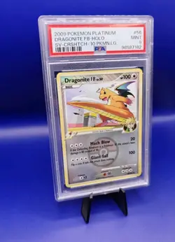 Dragonite FB 56/147 Crosshatch Holo Platinum Supreme Victors Pokemon Card PSA 9 - Image 3