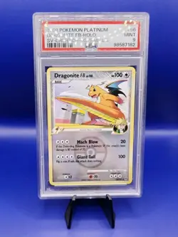 Dragonite FB 56/147 Crosshatch Holo Platinum Supreme Victors Pokemon Card PSA 9 - Image 4