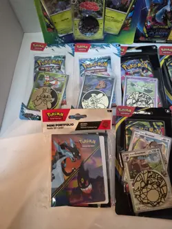 Pokemon TCG Mixed Lot Phantasmal Flames, Mega Evolution (Checklane Blisters) - Image 2