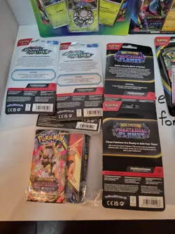 Pokemon TCG Mixed Lot Phantasmal Flames, Mega Evolution (Checklane Blisters) - Image 3