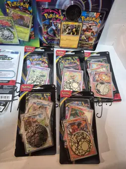 Pokemon TCG Mixed Lot Phantasmal Flames, Mega Evolution (Checklane Blisters) - Image 4