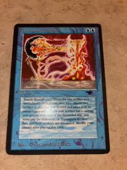 Transmute Artifact MTG GOOD Condition See pictures! Antiquities Vintage - Image 1