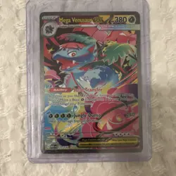 Pokemon Mega Venusaur EX 177/132 ME01 Mega Evolution Special Illustration Holo - Image 1
