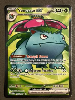 Pokemon TCG Venusaur ex Scarlet & Violet-151 182/165 Holo Ultra Rare - Image 1