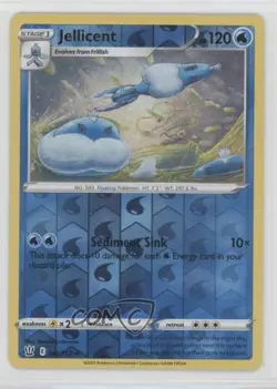 Jellicent Reverse Foil Pokemon Sword & Shield Battle Styles #042 - Image 1